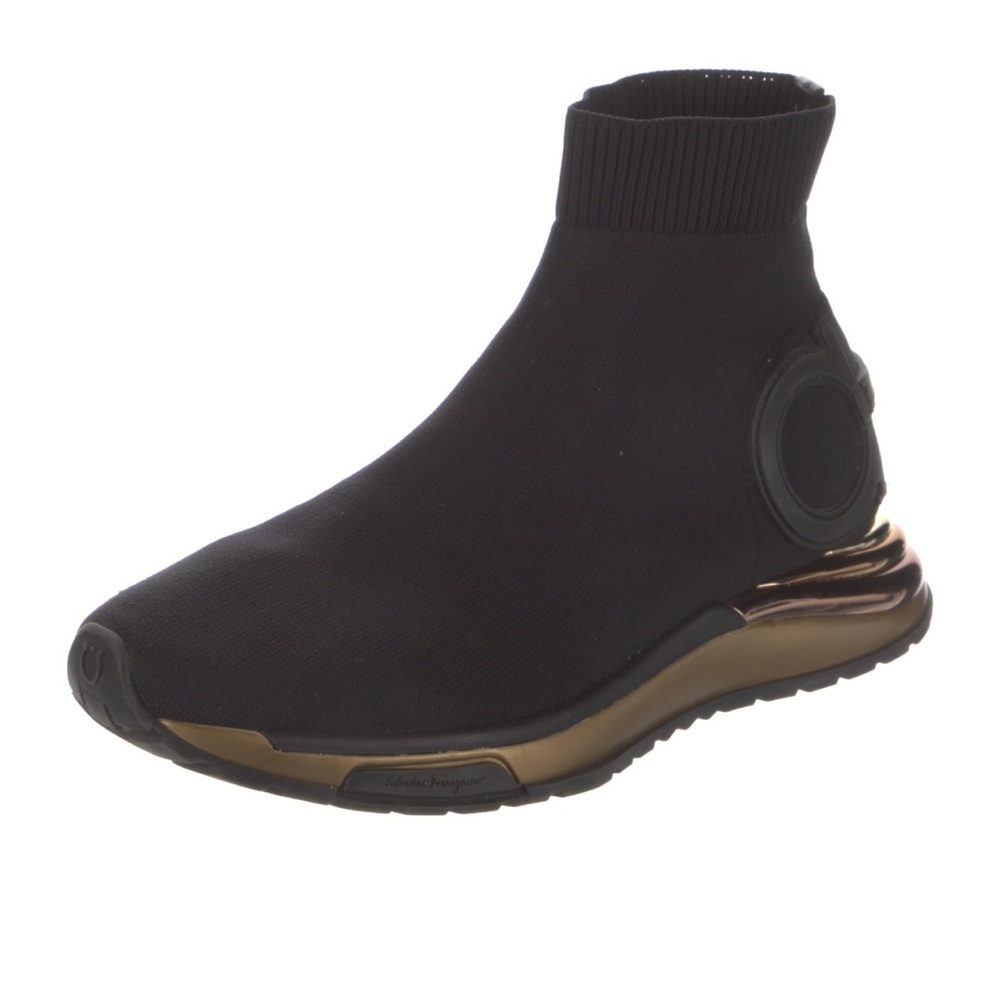 Salvatore Ferragamo High Top Sock Sneakers